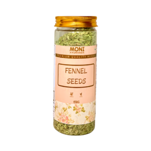 Moni Ayurveda Fennel Seeds (Saunf) - 150 Gram - Best for Weight Loss & Constipation